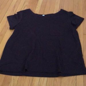 cute dark purple tee